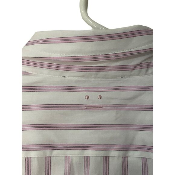 Acne Studios Button Up Shirt in White & Rose Pink Small New Womens Blouse as-is - Picture 9 of 17